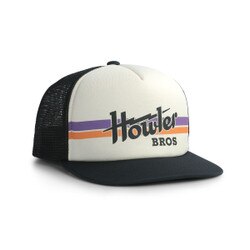 Howler Brothers Howler Electric Stripe Snapback Hat in Stone and Black